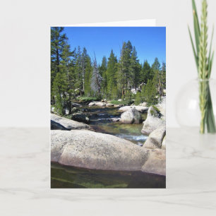 Carte Rivière Tuolumne à Tuolumne Meadows, Yosemite, CA