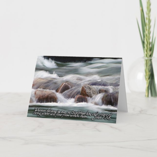 Carte Rivières de l'eau vive Inspiration (Devant)