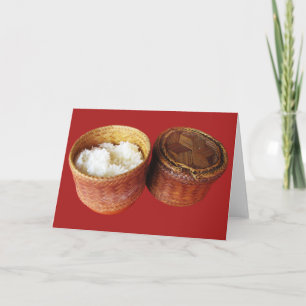 Carte Riz épineux [Khao Niao] Thai Lao Food