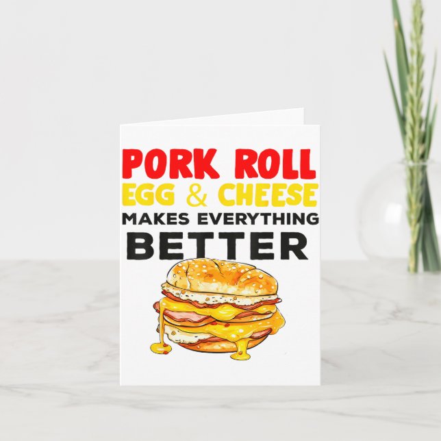 Carte Rk Roll Egg And Cheese New Jersey Pride Nj Foodie  (Devant)