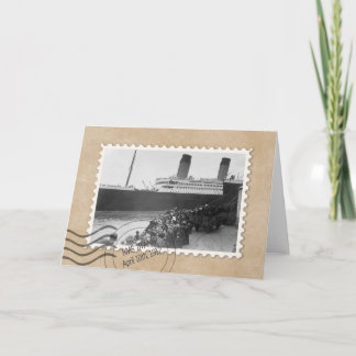 CARTE RMS TITANIC