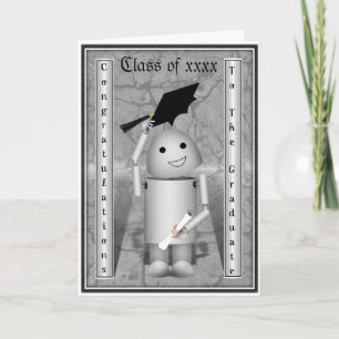 Carte Robo-x9 Graduate - Casquettes fermés en fête