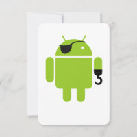 Robot Android puissant pirate