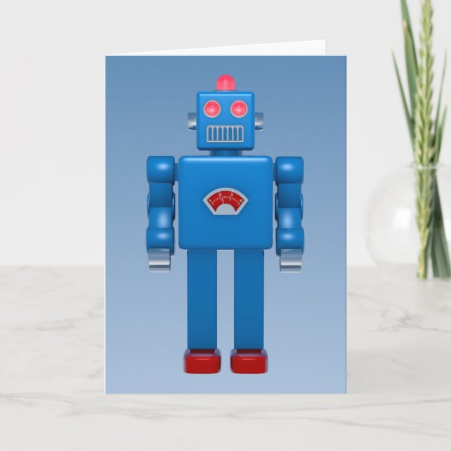 Carte Robot bleu 02 (Devant)