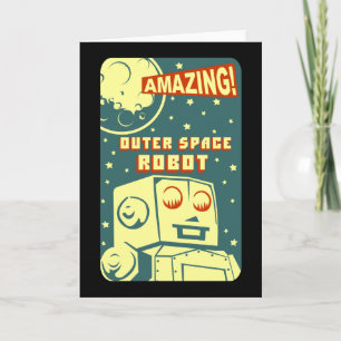 Carte Robot extraordinaire d'espace extra-atmosphérique