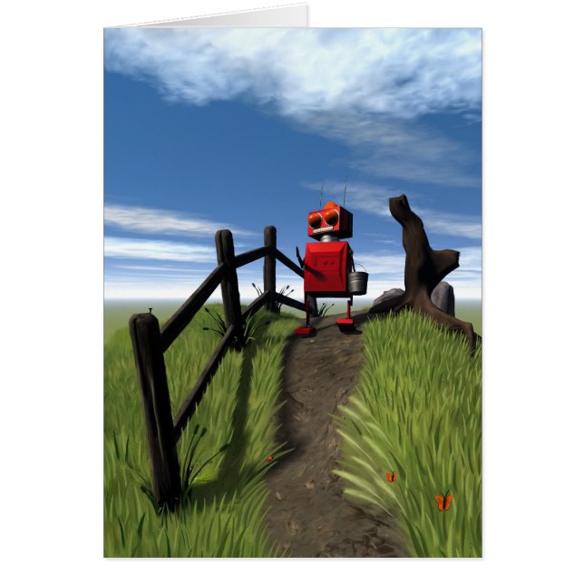 Carte Robot Petit Rouge (Devant)