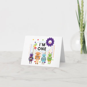 Carte Robot Tshirts et cadeaux d'anniversaire