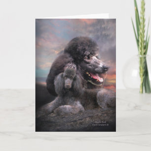 Carte Roche ArtCard de caniche