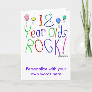 Carte Rocher à 18 ans !