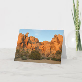 Carte Rochers du coucher de soleil à Joshua Tree