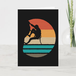 Carte Rock Escalade Climber Retro