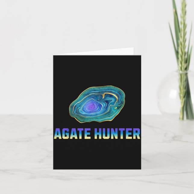 Carte Rock Hunting Rock Collector Agate Geology Agate Hu (Devant)