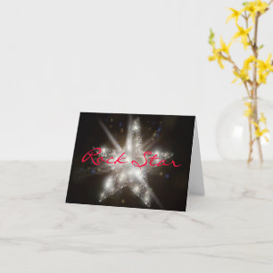 Carte "Rock Star"