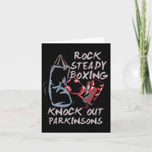 Carte Rock Steady Boxing Knock Out Parkinsons