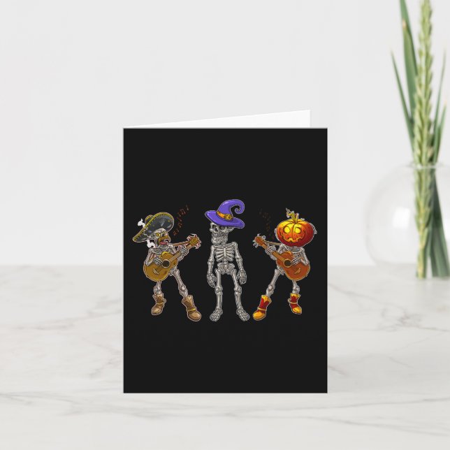 Carte Rock Sur Band Rock Et Roll Hommes Femmes Halloween (Devant)