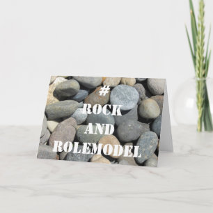 Carte #RockandRolemodel - Blanc sur Rocks modifiable.