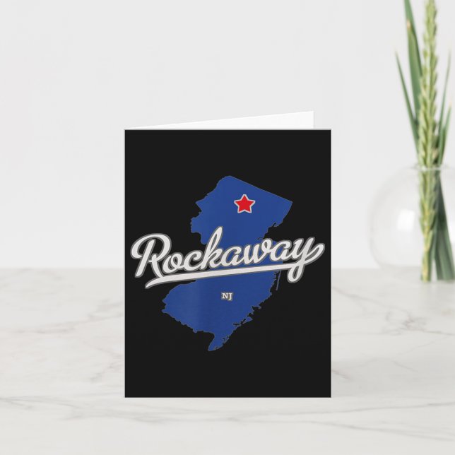 Carte Rockaway New Jersey Nj Map  (Devant)