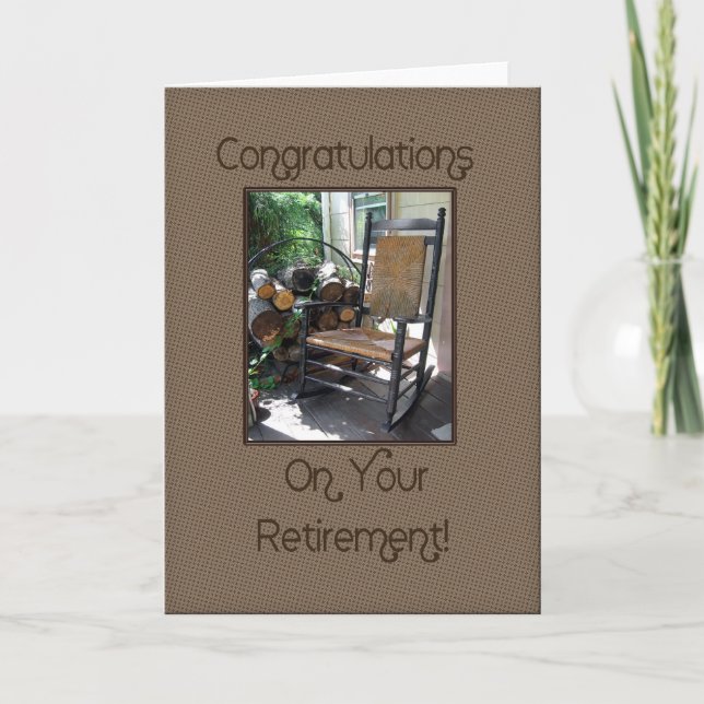 Carte Rocker de retraite (Devant)