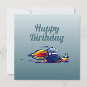 Carte Rocket Snail avec Jetpack