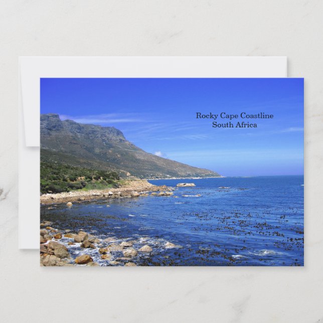 Carte Rocky Cape Coastline, S. Africa, (Devant)
