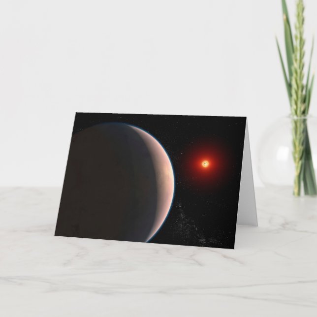 Carte Rocky Exoplanet Gj 486 B Orbitant Une Étoile Naine (Devant)
