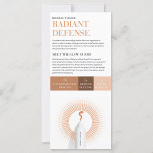 Carte Rodan et Fields Radiodéfense Flyer