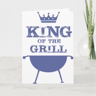 Carte Roi Du Grill, Bleu