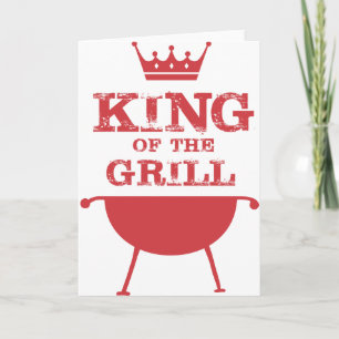 Carte Roi Du Grill, Rouge