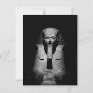 Carte Roi pharaon noir et blanc