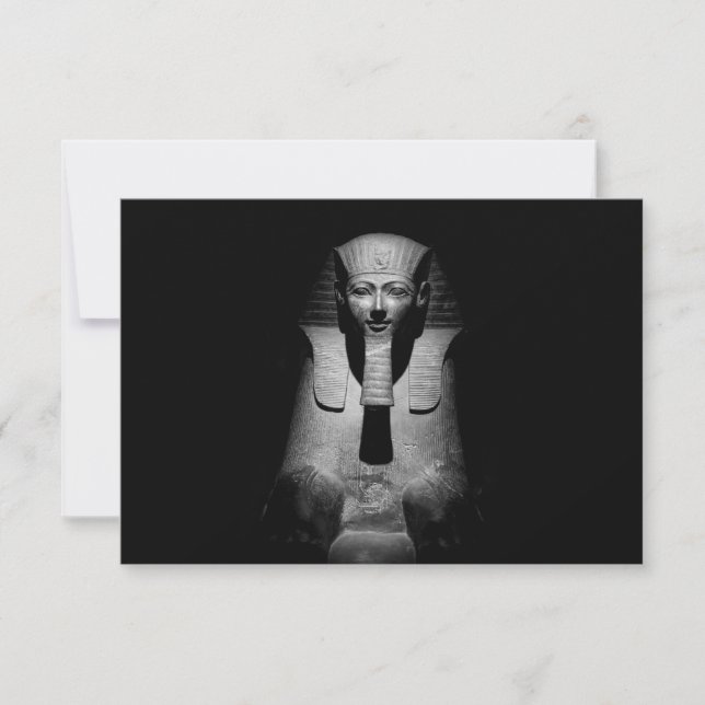 Carte Roi pharaon noir et blanc (Devant)