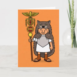 Carte Roman 21st Birthday Card Signifer Standard Bearer