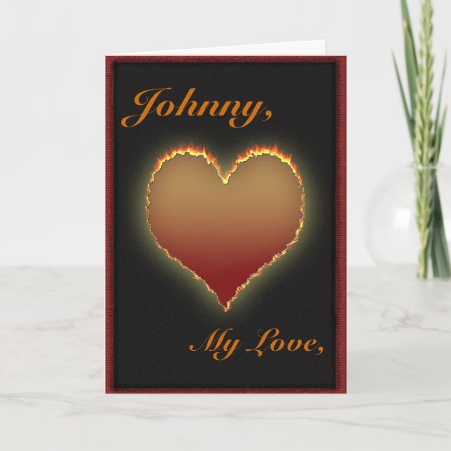Carte Romance Heart Valentine's Day (Devant)