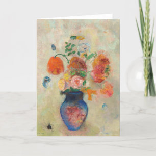 Carte Romantic Flower Vase - Odilon Redon