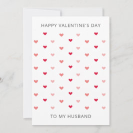 Carte Romantic Minimal Heart Valentine's Day Card