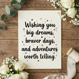 Carte Romantic Wedding Quote Newlywed Bride Groom