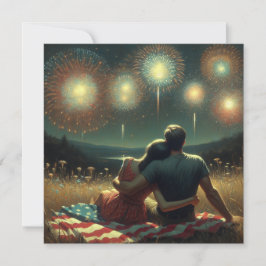 Carte Romantique 4 juillet