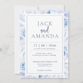 Carte Romantique Chic Floral Wedding Invitations