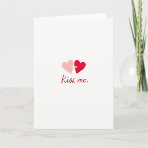 Carte Romantique Embrasse-Moi