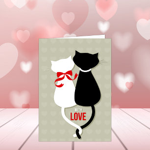 Carte Romantique Love Chats Valentine