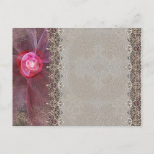 carte romantique pour félicitations et invitations