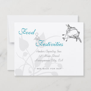 Carte Romantique rustique Colibri Kiss Amour OiseauMaria