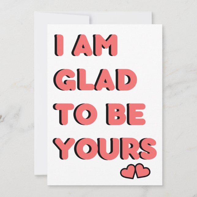 Carte Romantique Valentines (Devant)