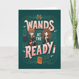 Carte Ron & Hermione Wands au Ready