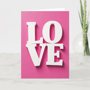 Carte Rose Amour Gras