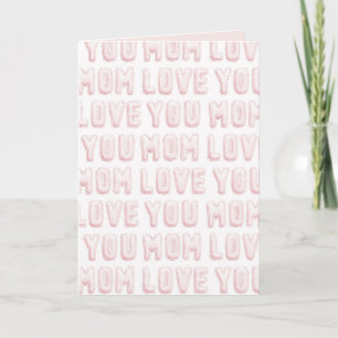Carte Rose Amour Toi Maman Fête des Mères