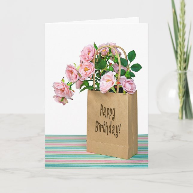 Carte Rose Birthday Roses (Devant)