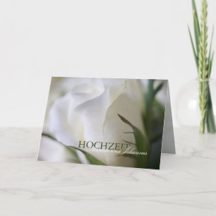 Carte Rose blanche