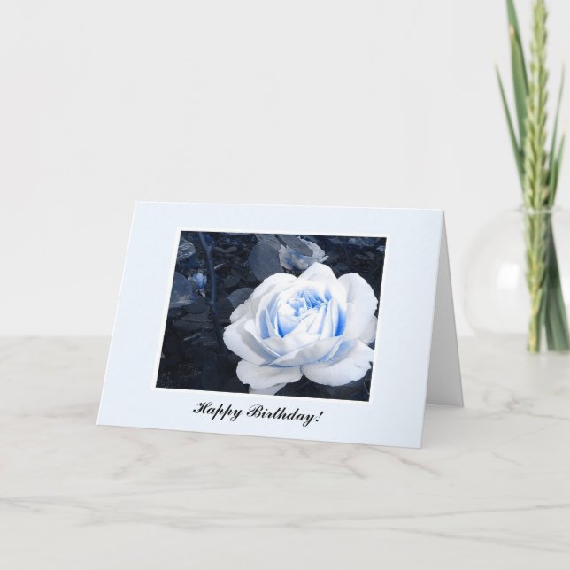 Carte Rose Bleu Bébé (Devant)