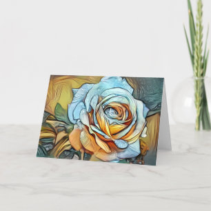 Carte rose Bloom Paint 1 Art Note
