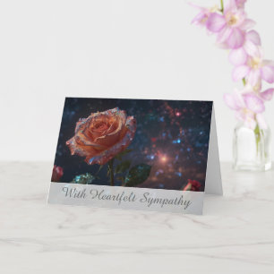 Carte *~* Rose cosmique TV2 Sympathy Love Light Card